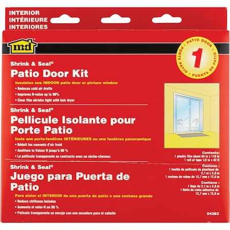 M-D Building Products Indoor 84 In. x 110 In. Patio Door or Picture Window Insulation Kit 04283